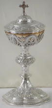 Antique French solid silver Ciborium